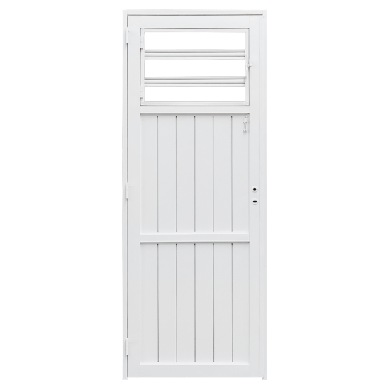 Puerta Super Eco - modelo 114 - 1/4 reja 70x205